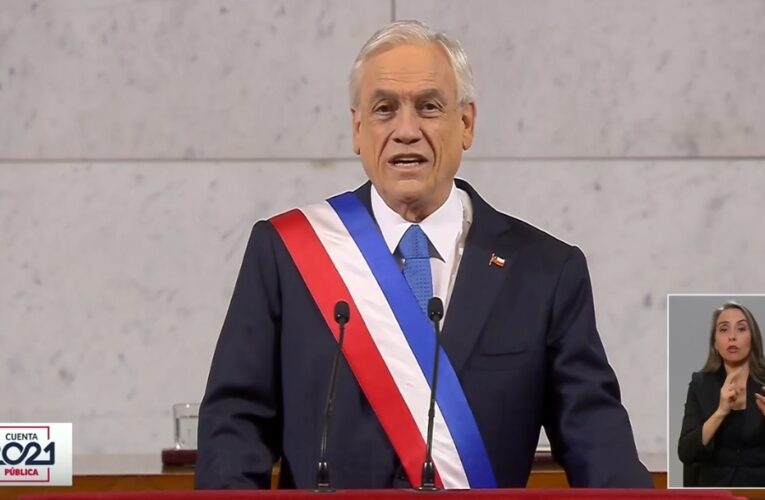 Cuenta Pública2021: Piñera anuncia nuevos proyectos en materia de seguridad